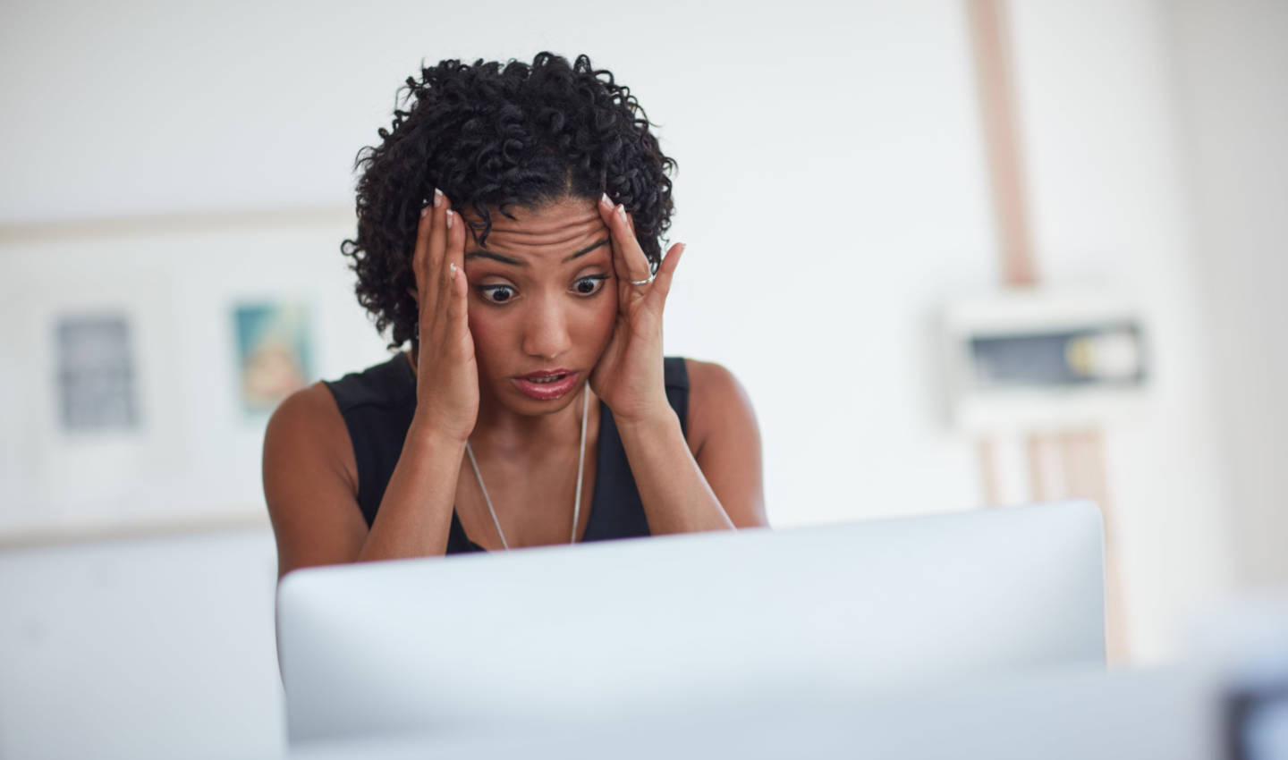 Doctor working on computer
